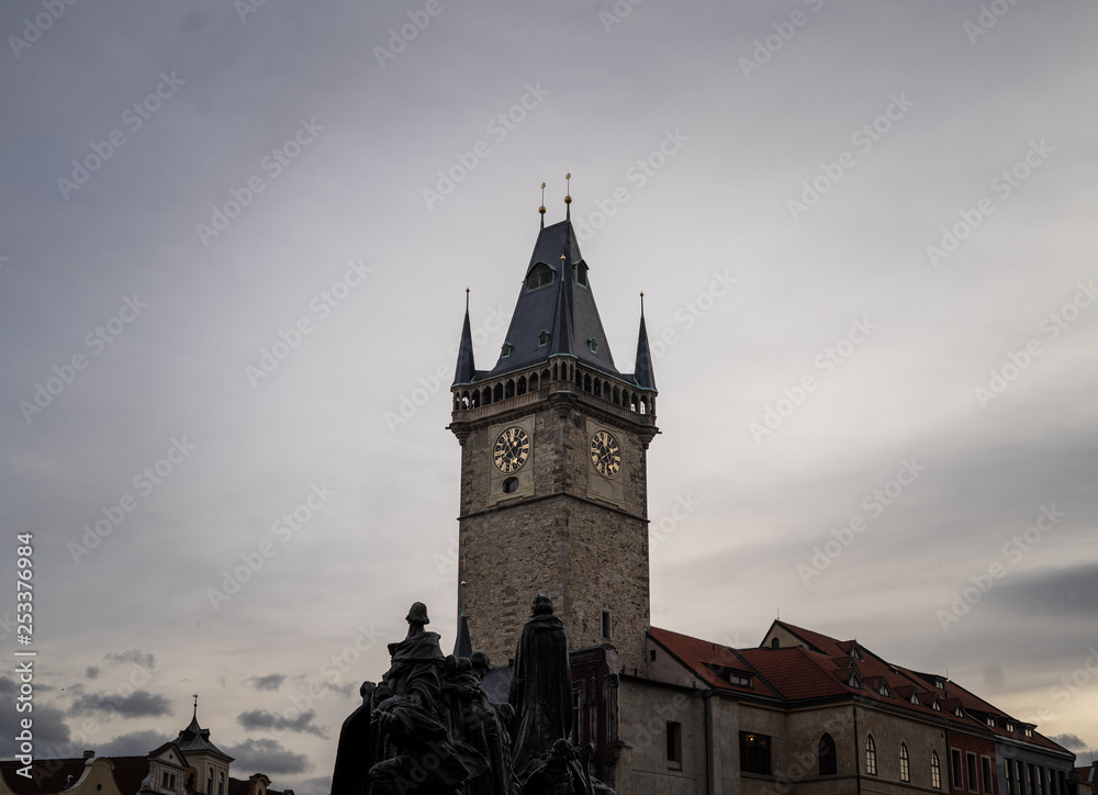 Prague town hall tower