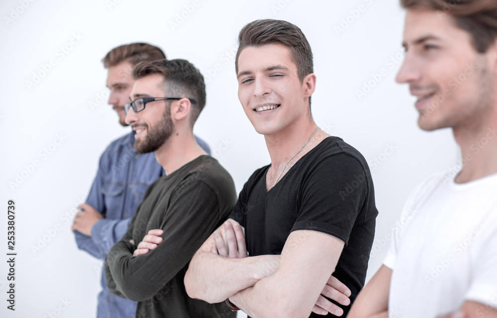 creative business people stand in the office creative business people stand in the office