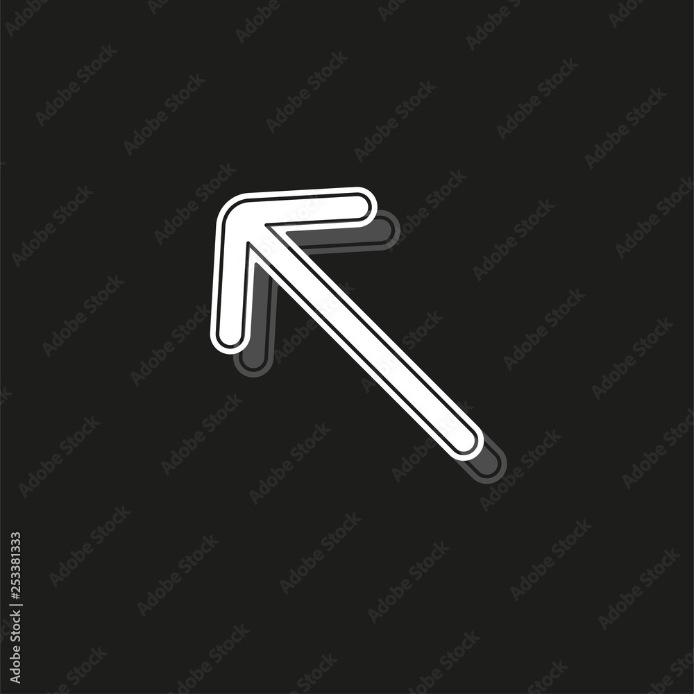 vector arrow symbol - arrow shape illustration vector arrow symbol - arrow shape illustration