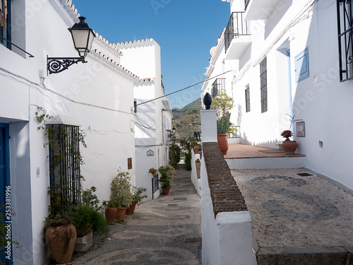 Fototapeta Naklejka Na Ścianę i Meble -  Frigiliana is one of the most beautiful white villages of the Southern Spain area of Andalucia in the Alpujarra mountains.