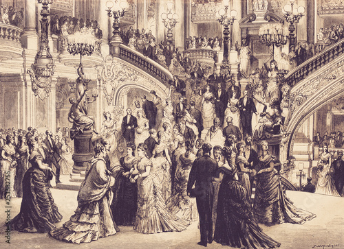 Εκτύπωση καμβά The great opera in Paris