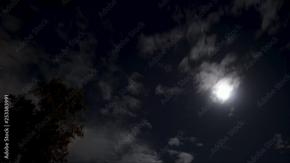A time lapse of the sky at night A time lapse of the sky at night