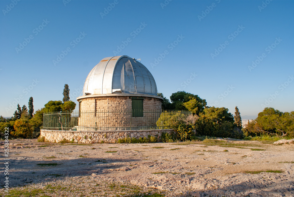 Obraz premium Historical Telescope Athens Greece