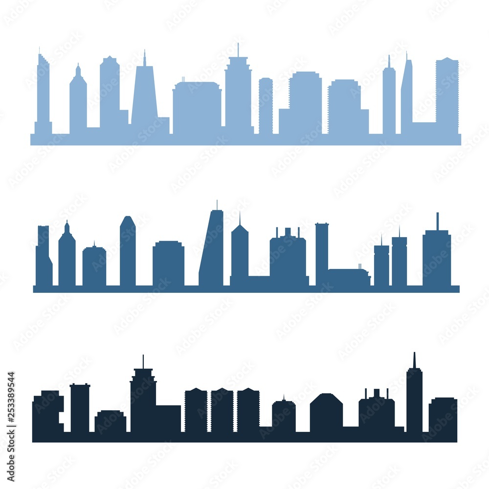 Generic city skylines