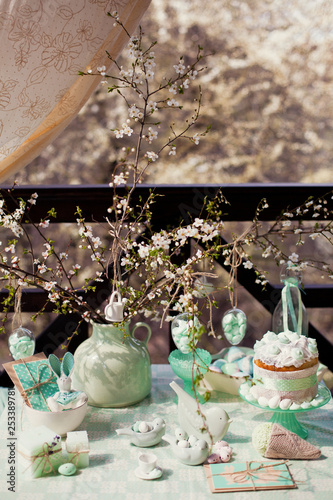 Cute Easter table setting