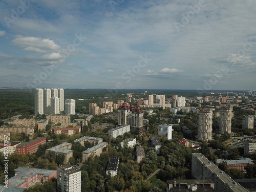 Photography Sity panorama sky view moscow