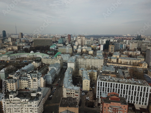Photography Sity panorama sky view moscow