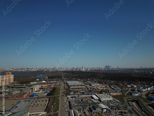 Photography Copter panorama moscow sky