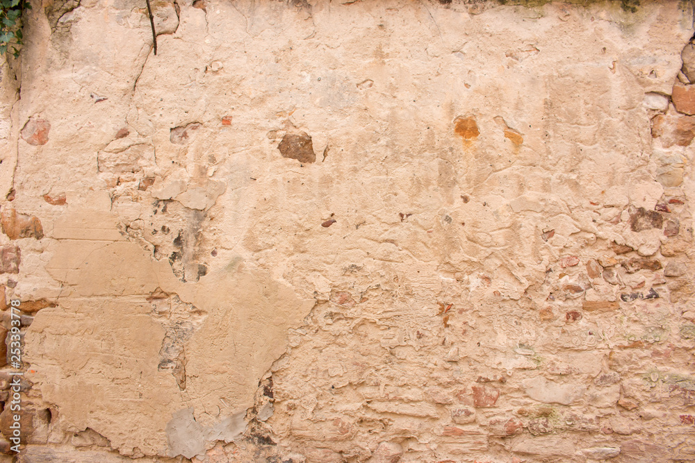 Hintergrund – alte verputzte Natursteinmauer Hintergrund – alte verputzte Natursteinmauer