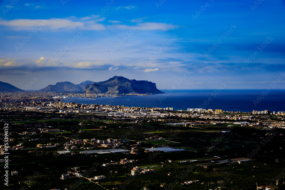 vista panoramica di Palermo Sicilia