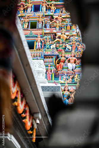 Sticker Sri Srinivasa Perumal Temple in Little India Singapore