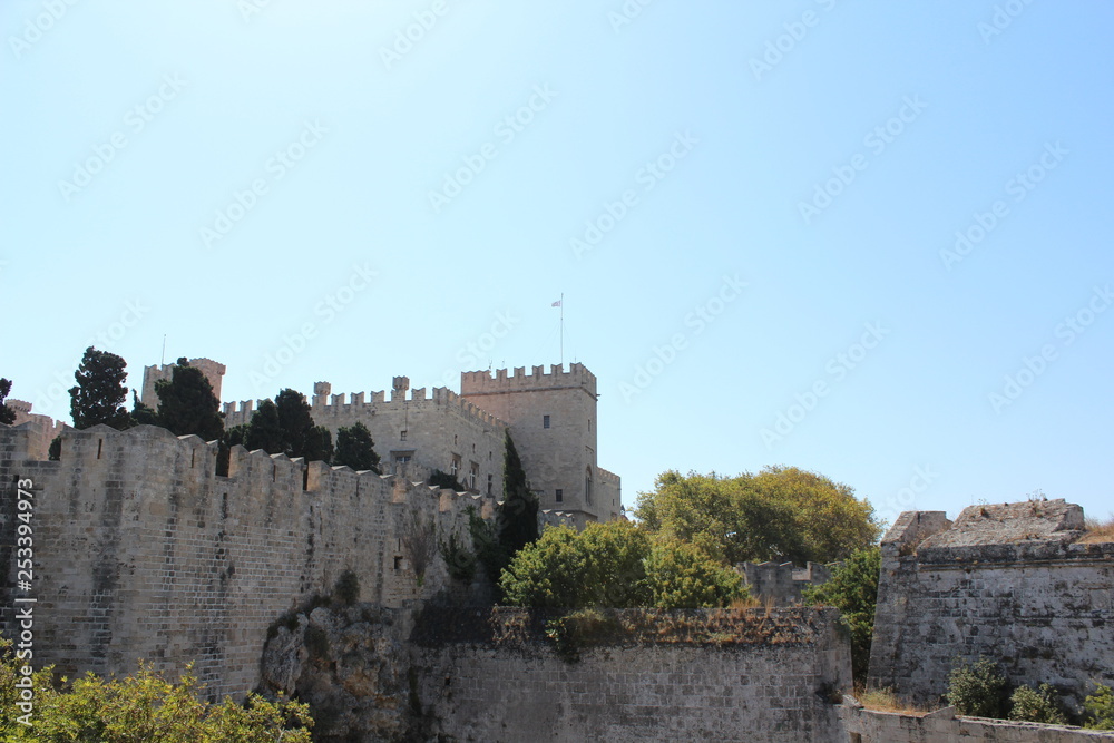 Rhodes. Fortifications of Rhodes.