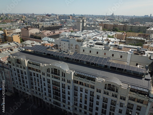 Photography Panorama copter moscow sky