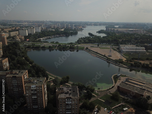 Photography Panorama moscow sky copter