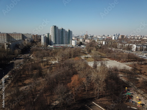 Photography Panorama moscow sky copter