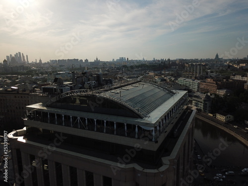 Photography Panorama moscow sky copter