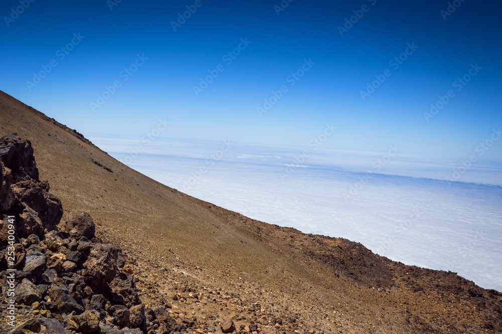 Beautiful landscape of Teide national park, Tenerife, Canary island, Spain Beautiful landscape of Teide national park, Tenerife, Canary island, Spain