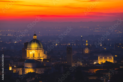 centro storico brescia dall'alto