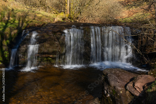Fototapeta Naklejka Na Ścianę i Meble -  River Caerfanell at Blaen-y-Glyn, Powys, Wales