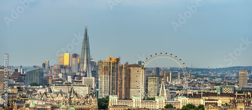  London skyline at sunny day