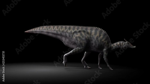 Saurolophus animation photo