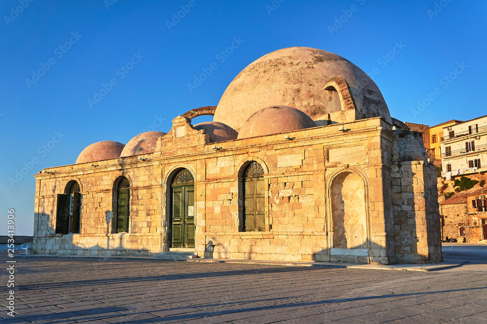 Dome of the mosque on the island of Crete, Greece .