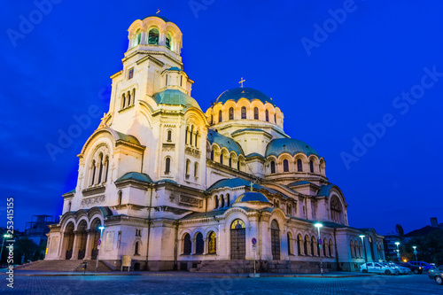 The Aleksander Nevsky Orthodox Cathedral of Sofia, Bulgaria