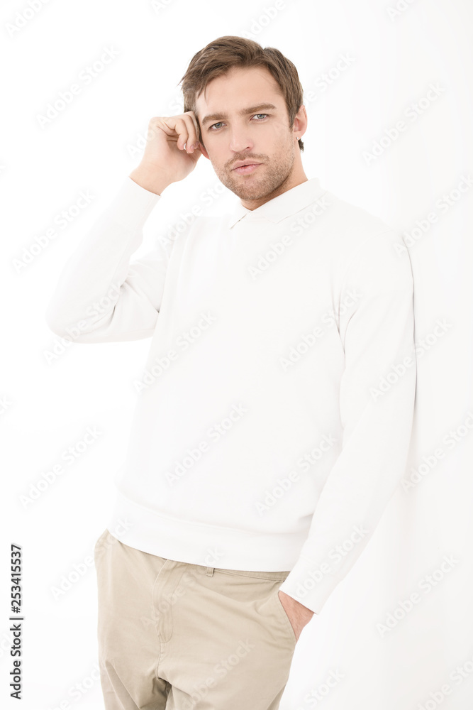 confident stylish man