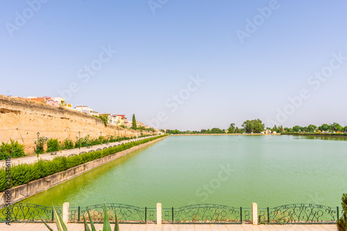 Artificial lake in Meknes, morocco