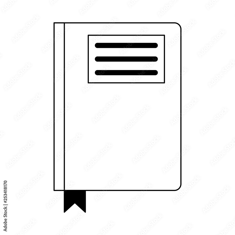 Address business book black and white