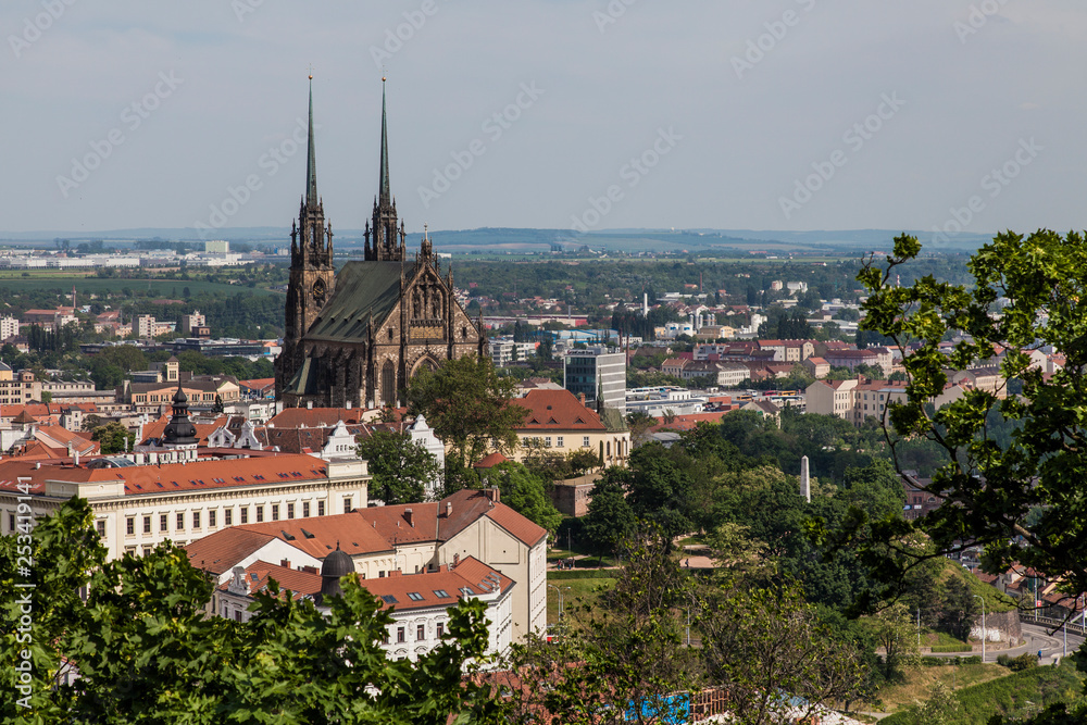 Beautiful view of the city of Brno (Czech Republic)