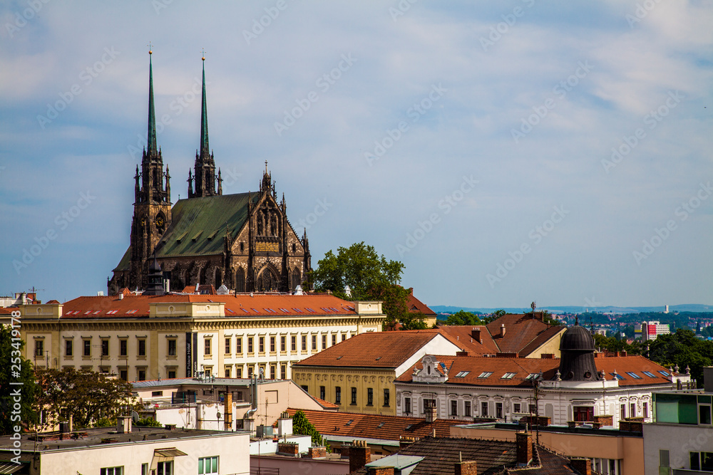 Obraz premium Beautiful view of the city of Brno (Czech Republic)