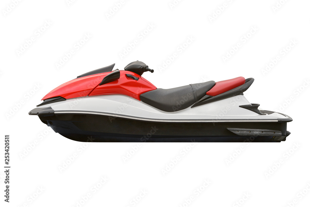 jet ski isolated on white background Stock Photo | Adobe Stock