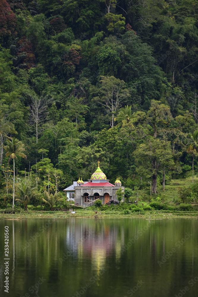Fototapeta premium Mosque on the lake