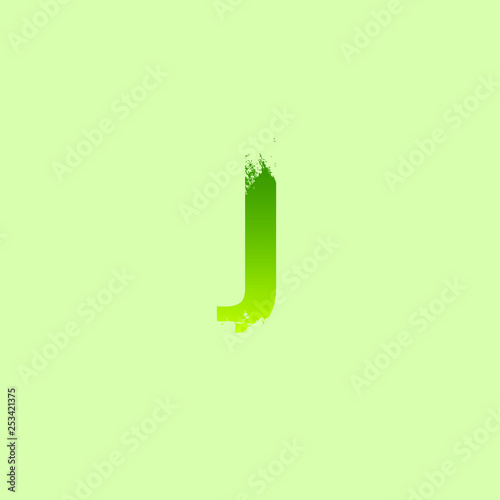 Font_ragged_tattered_lacerated_art_green_nature_letters_gradient_yellow