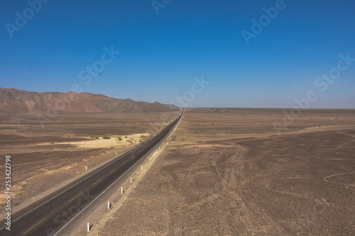 Road in Peru  Nazca