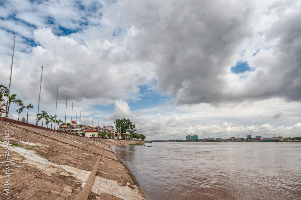 Tonle Sap River in Phnom Penh