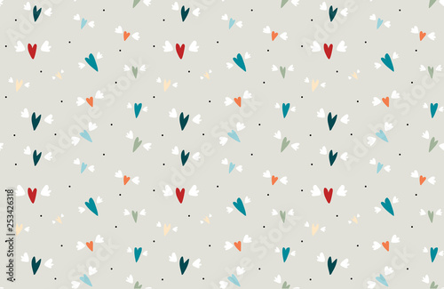 Heart pattern background