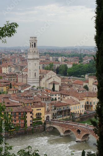 panoramic view of verona italy