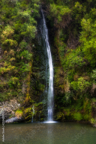 waterfall in deep forest