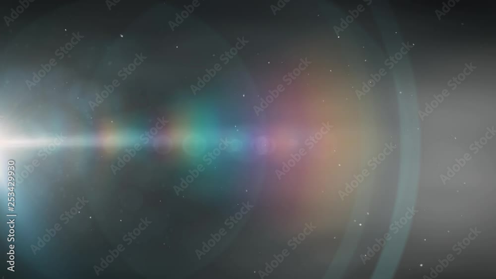 cinematic lens flares abstract background