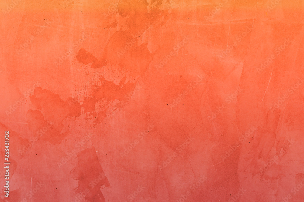 Obraz premium orange gradient cement background