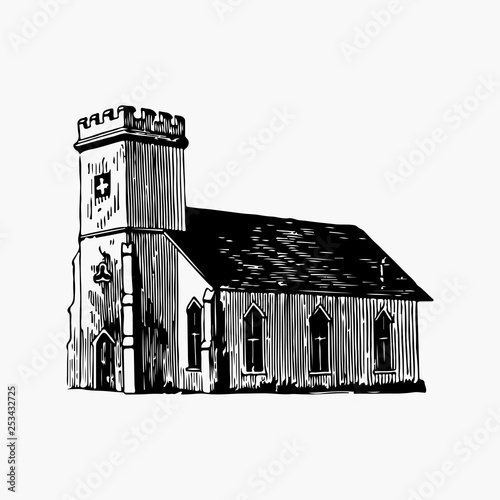 St. Mark's church illustration vector