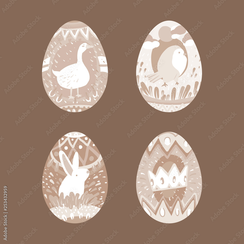 Easter egg designs collection Easter egg designs collection