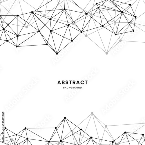 White neural network illustration