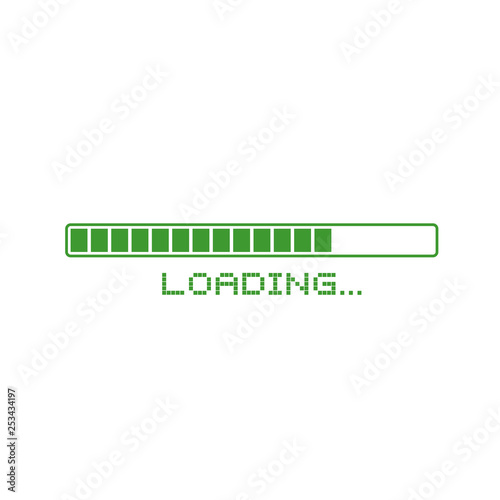 Loading bar illustration
