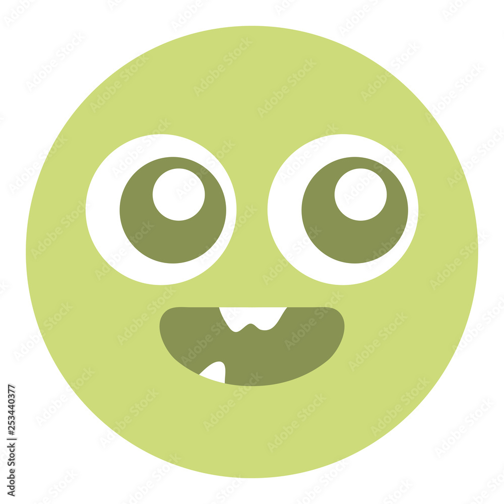 emoticon face with crazy teeth emoticon face with crazy teeth
