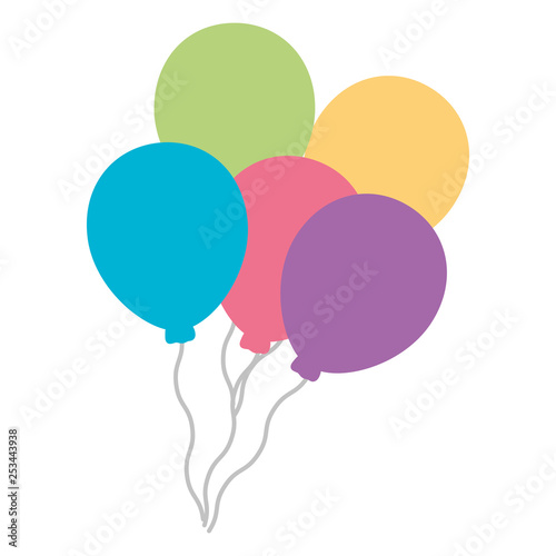 balloons helium floating icon