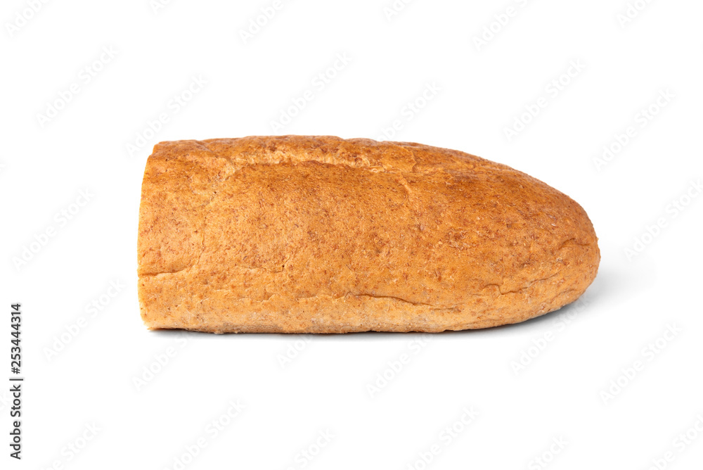 Bran bread isolated on white background. Bran bread isolated on white background.