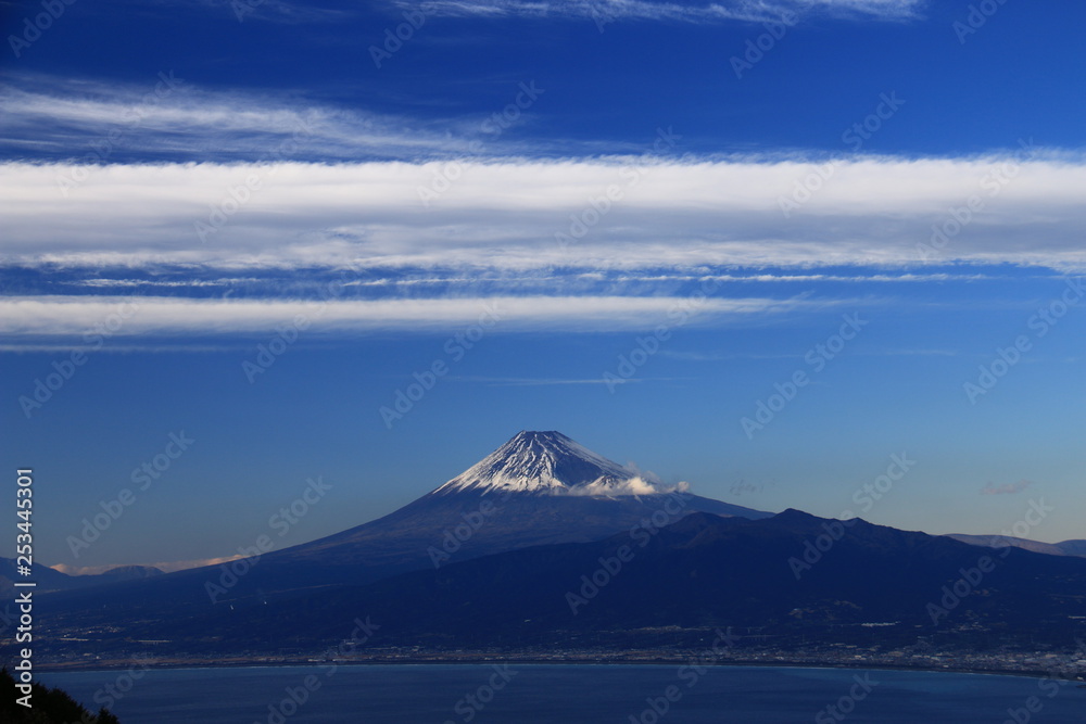 駿河湾越しの富士の絶景